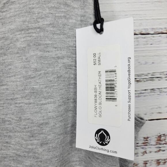 Jala Yoga Tank Top Grey Cactus Graphic | Small - Picture 5 of 5